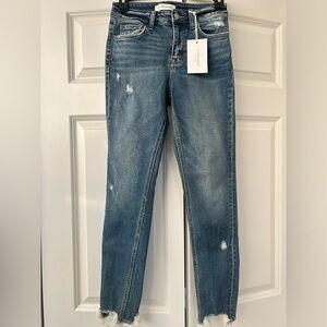 Flying Monkey High Rise Cropped Skinny Jeans